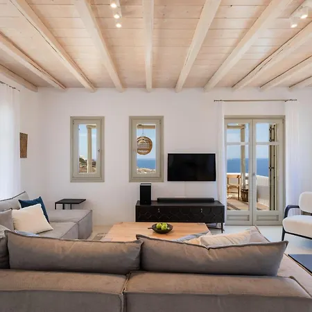 Mykonos 3 Bedroom Luxury Private Pool Views 别墅 *