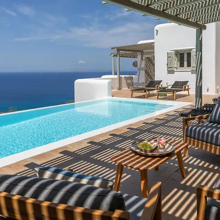 Villa Mykonos 3 Bedroom Luxury Private Pool Views Fanári